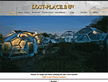 Tablet Screenshot of lost-place.info